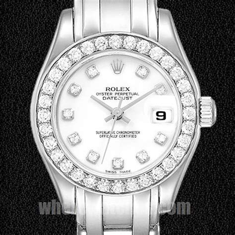 rolex dames zilver|rolex pearlmaster 80299.